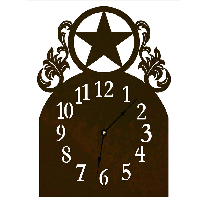 Texas Star Table Clock