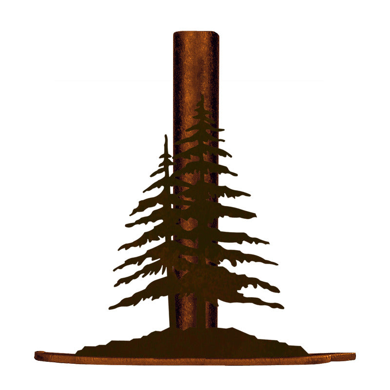 Double Pine Trees Paper Towel Stand