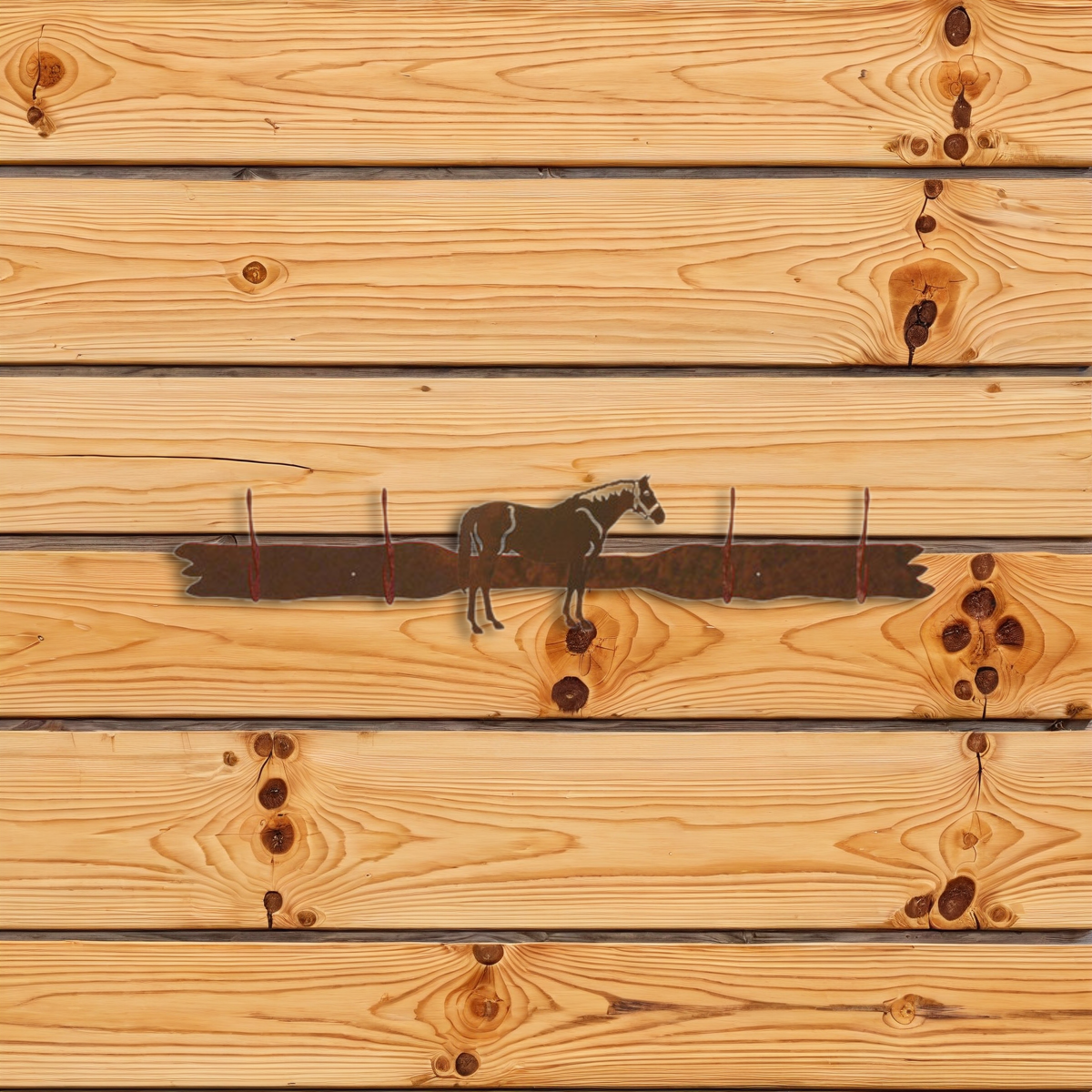 CH-5490 Bay Horse Four Hook