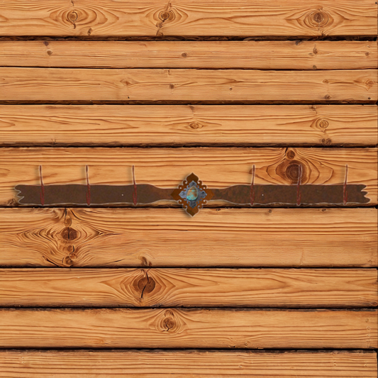 CH-4624 Turquoise Stone Six Hook