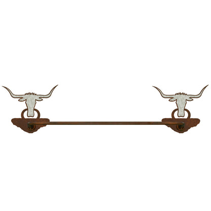 BA-8041 Long Horn Towel Bar Burnished