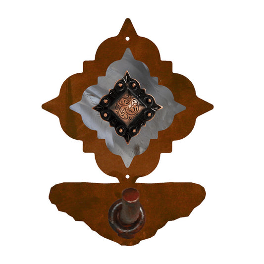 Copper Diamond Pico Concho Robe Hook