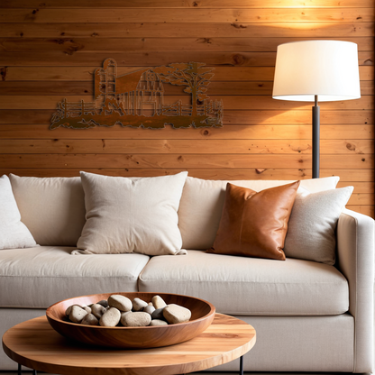 Barn Yard Wall Art - 42"