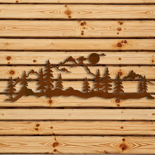 WA-6010 Midnight Moon Wall Art - 57"