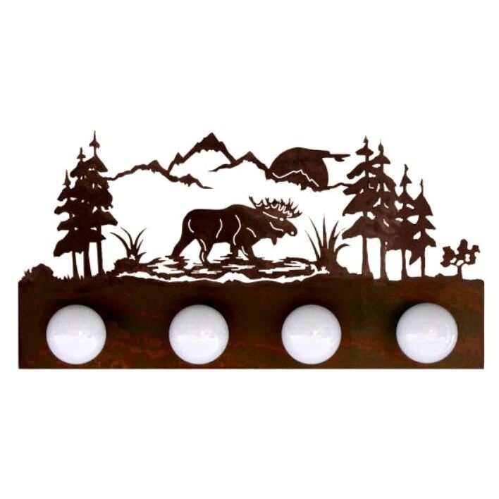LST-7414 Moose Four Light Vanity