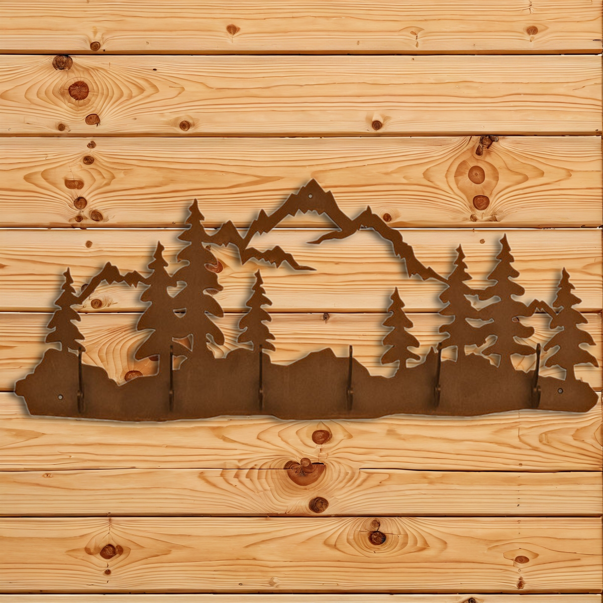 CH-5722 Mountain Scenic Six Hook