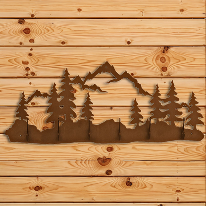 CH-5722 Mountain Scenic Six Hook