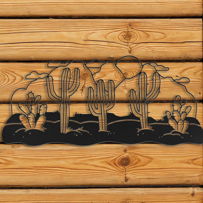 Warm Desert Scene Wall Art