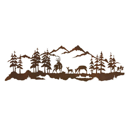 Deer Family Wall Art - 42"