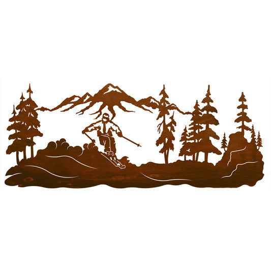 Skier 42" Wall Art