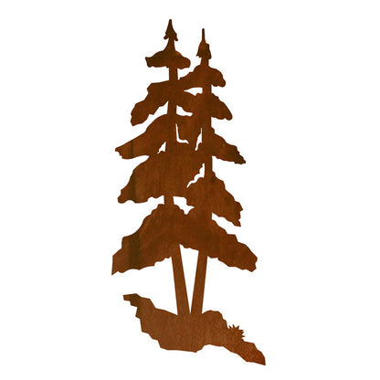 Pine Tree Three Wall Art - 42"