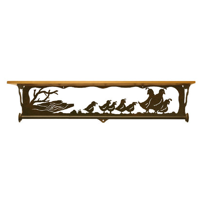 Quail 34" Towel Bar Shelf