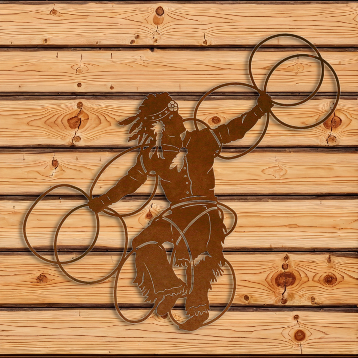 WA-4215 Hoop Dancer Wall Art - 42"