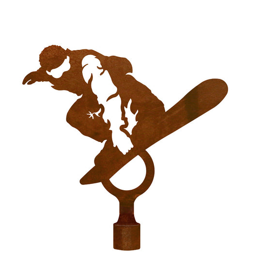 Snowboarder Finial