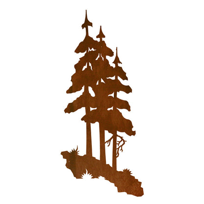 Pine Tree Two 42" Wall Art