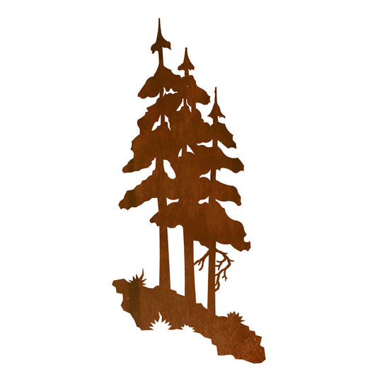 Pine Tree Two 42" Wall Art