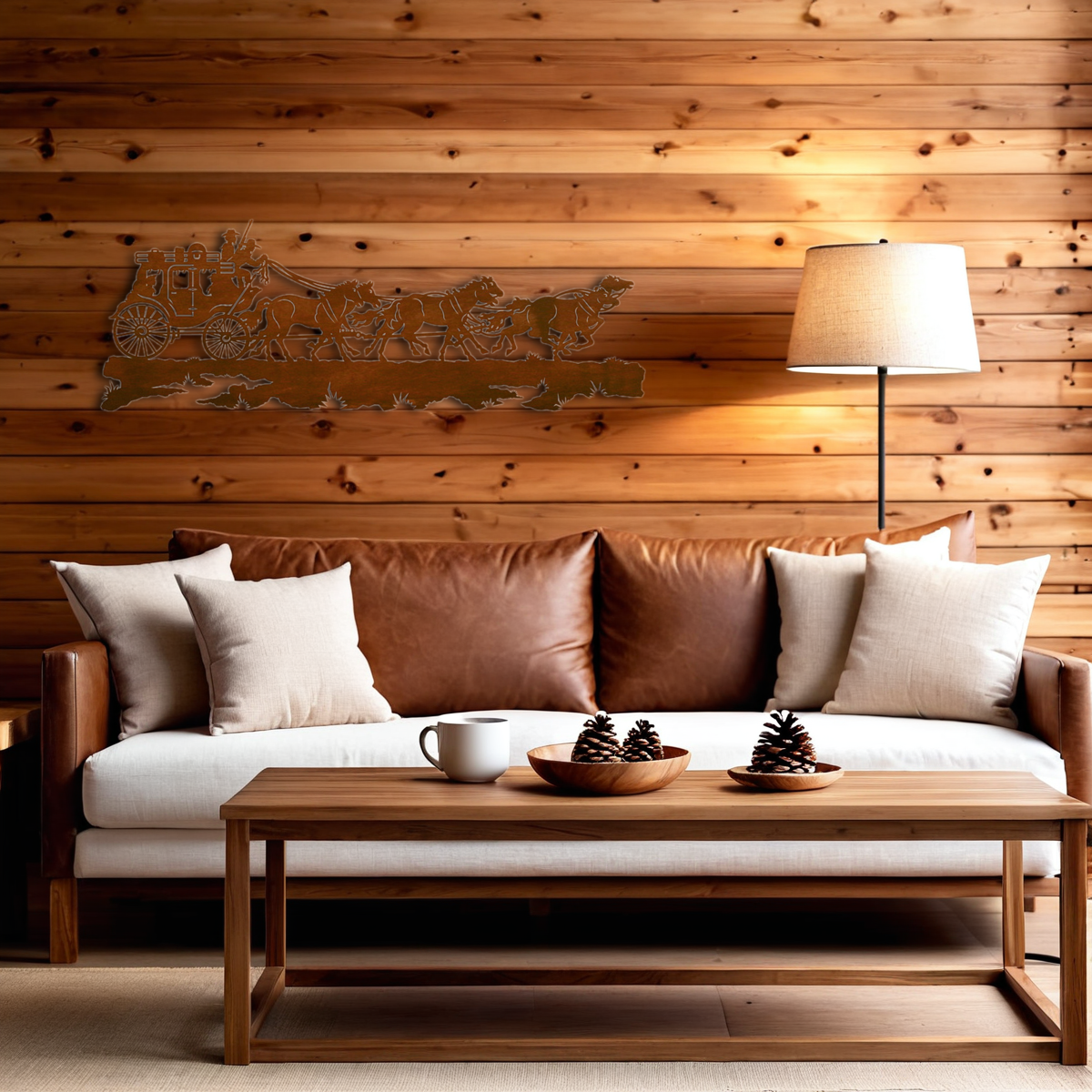 Stage Coach Wall Art - 57"