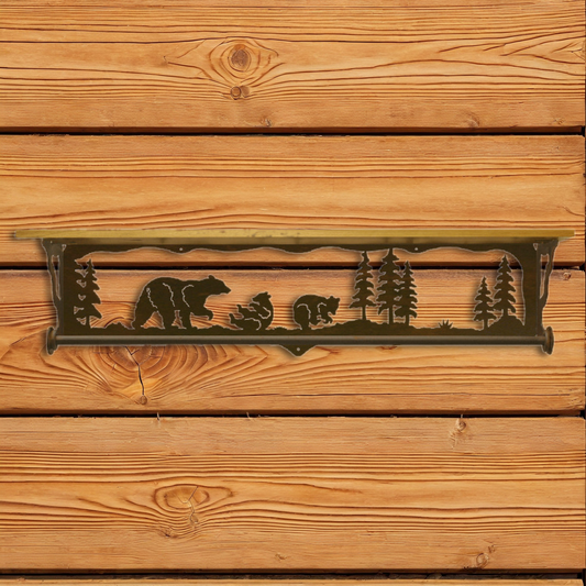 BA-3400 Bear 34" Towel Bar Shelf