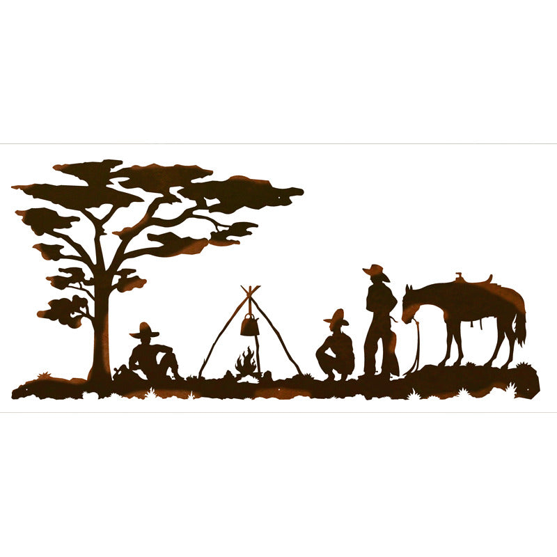 Cowboy Camp Wall Art - 57"