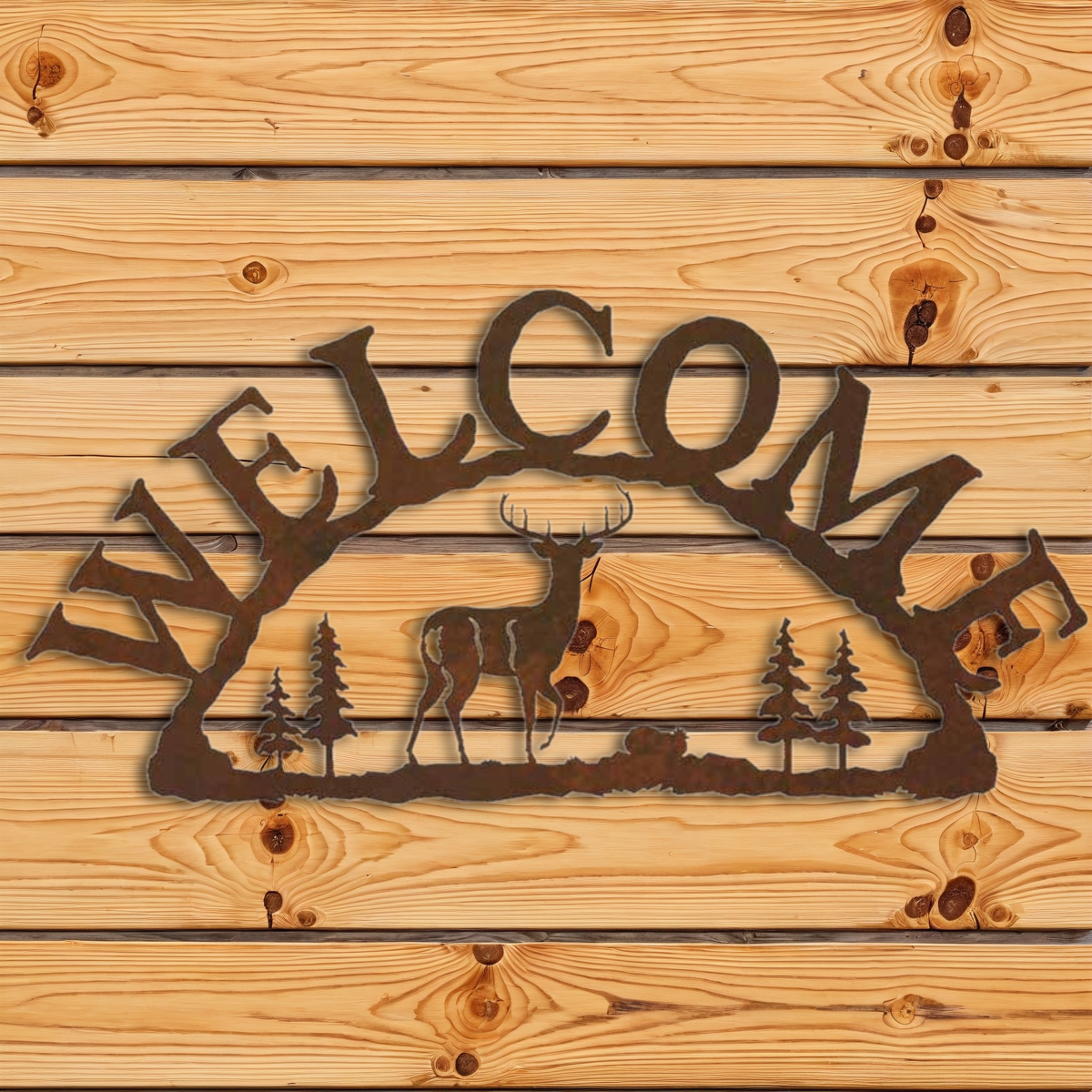 AS-3017 White Tail Deer Address Sign