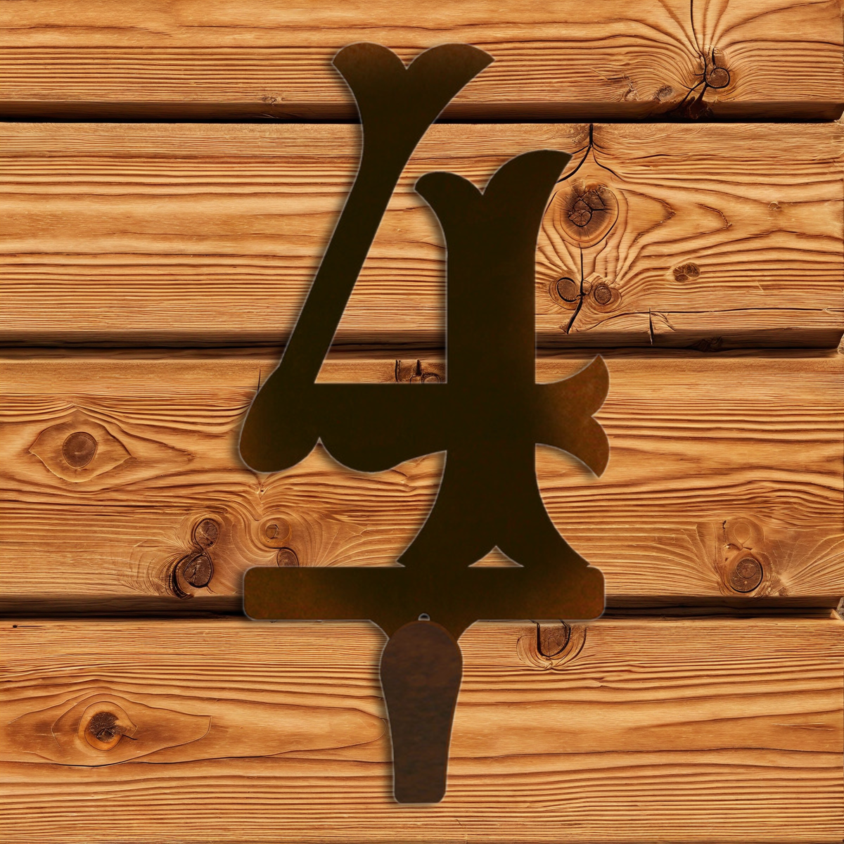 CHL-604 4 Western Font Single Coat Hook