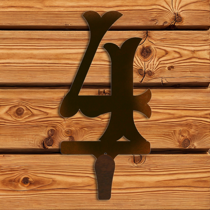 CHL-604 4 Western Font Single Coat Hook