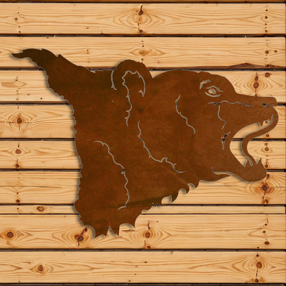 WA-3052 Bear Head Wall Art - 30"