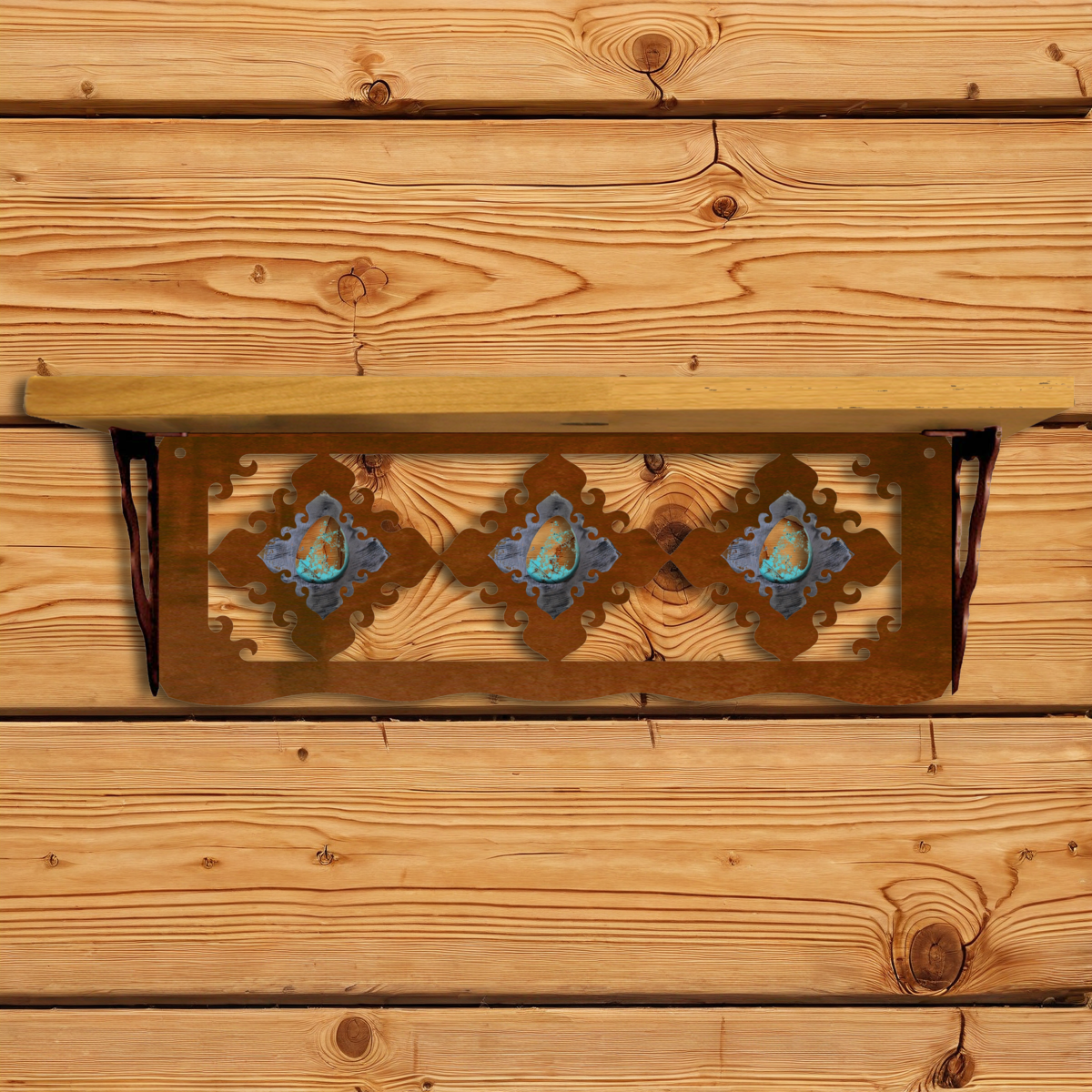 SW-6048 Turquoise Stone 20" Shelf