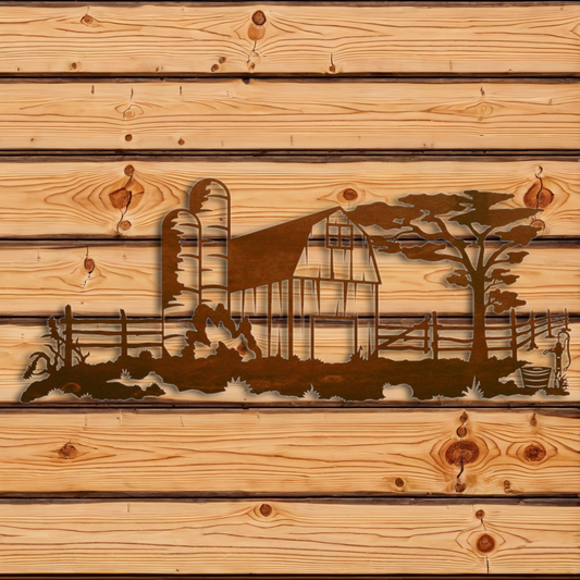 WA-4234 Barn Yard Wall Art - 42"