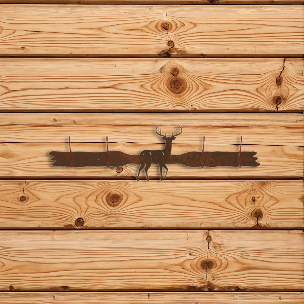 CH-5464 White Tail Deer Four Hook