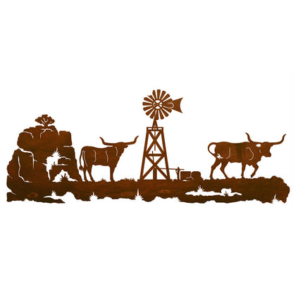 Long Horn Wall Art - 42"