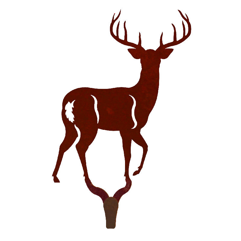 White Tail Deer Large Single Coat Hook