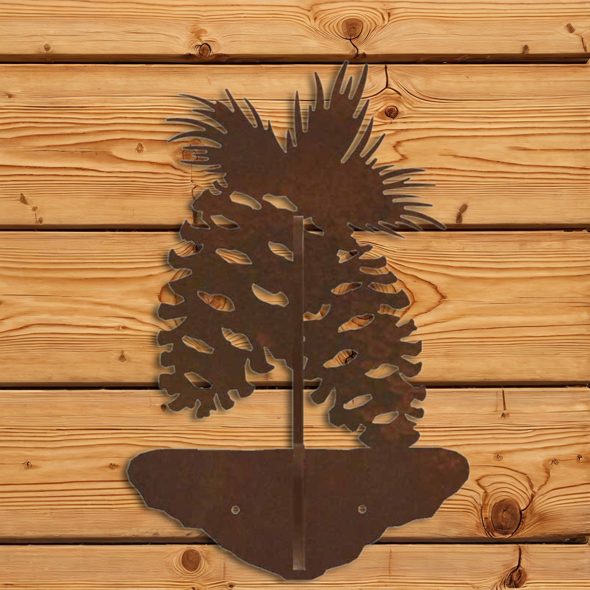 CH-5262 Pine Cone Double Coat Hook