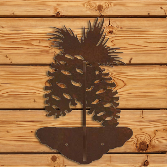 CH-5262 Pine Cone Double Coat Hook
