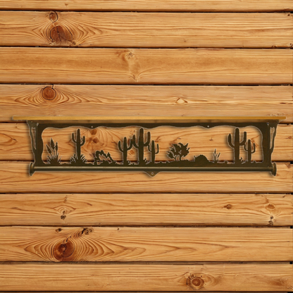 BA-3416 Desert Scene 34" Towel Bar Shelf