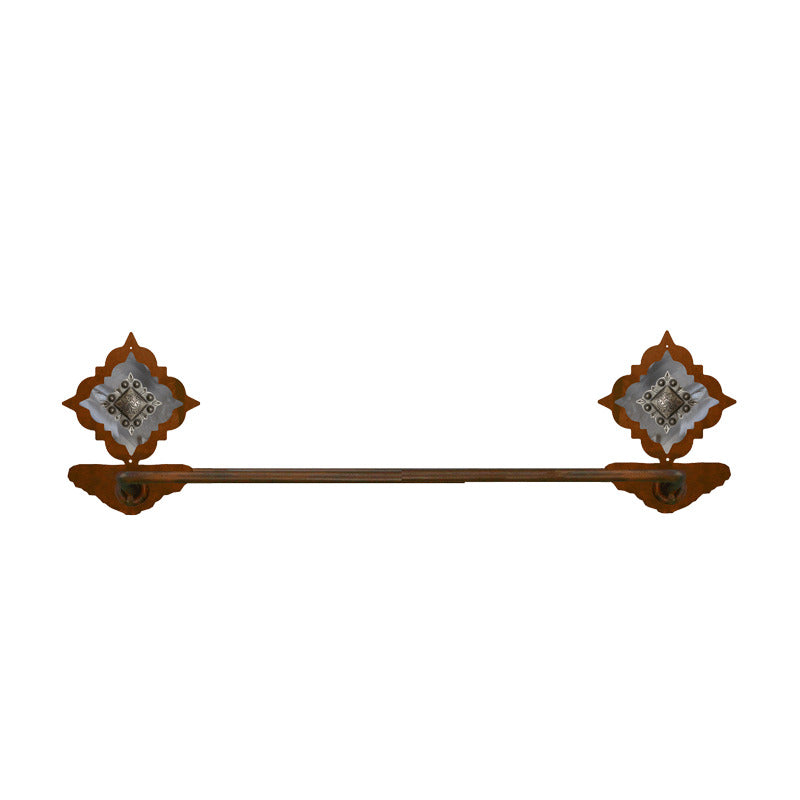 Diamond Silver Pico Concho Hand Towel Bar