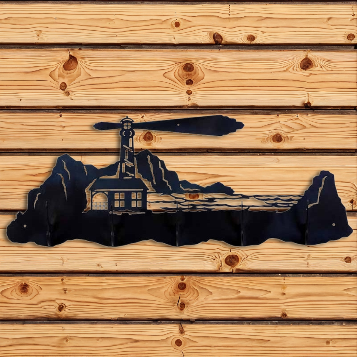 CH-6560 Lighthouse Scenic Five Hook