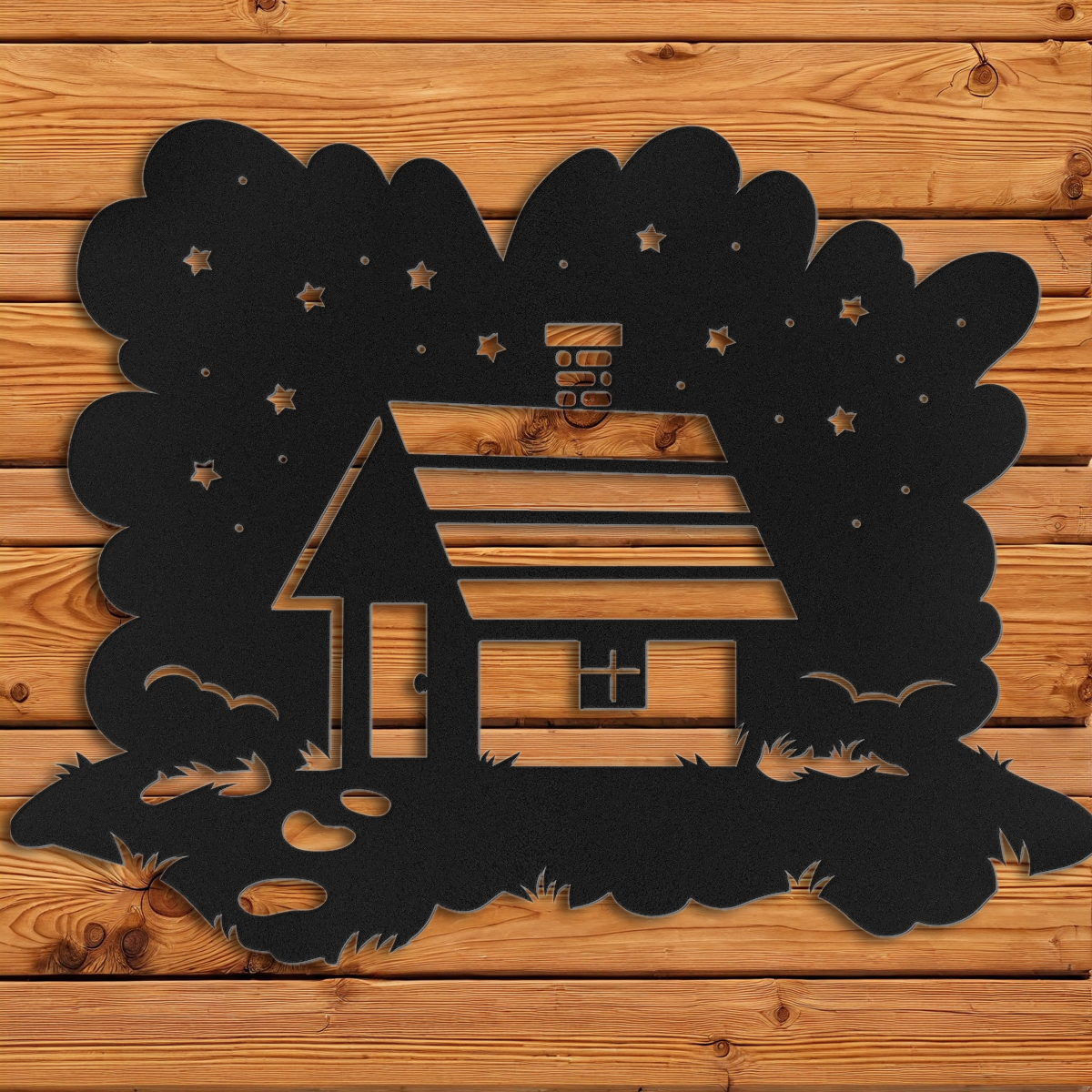 Starry Cabin Wall Art