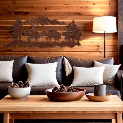 Mountain Man Wall Art - 57"