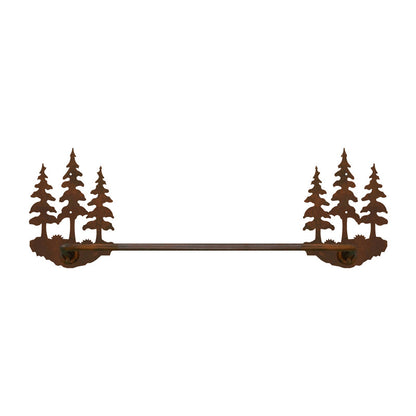 Triple Pine Hand Towel Bar