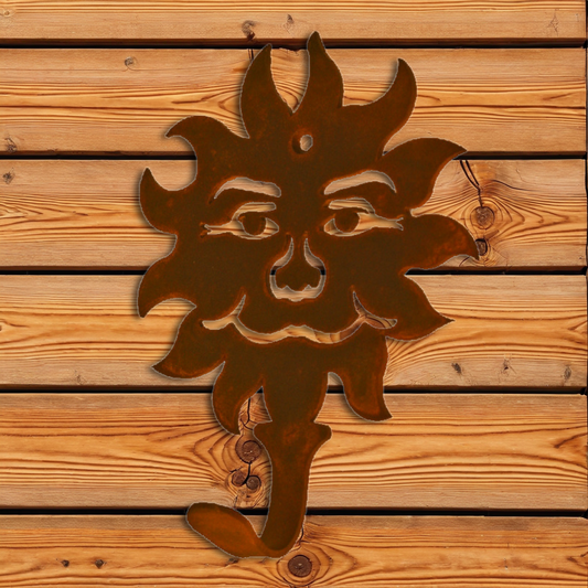 CH-5184 Sun Face Single Coat Hook
