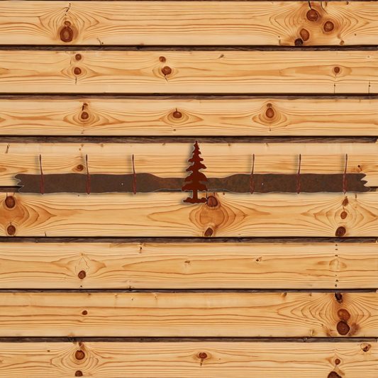 CH-5668 Single Pine Tree Six Hook