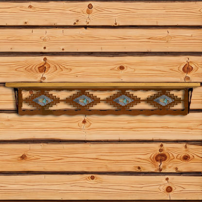 SW-8016 Desert Diamond with Turquoise 42" Shelf