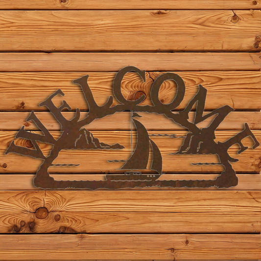 AS-3002 Sail Boat Address Sign