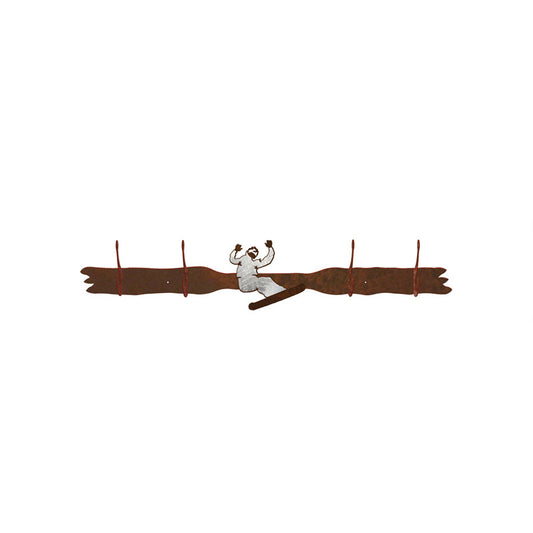 Snowboarder Burnished Four Hook
