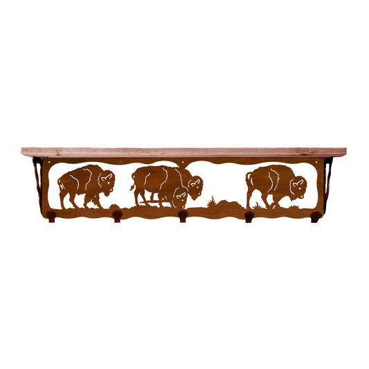 Buffalo 34" Coat Hook Shelf
