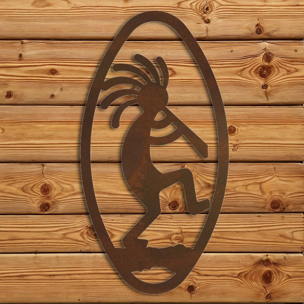 WA-72060 Koko Oval Vertical Wall Art