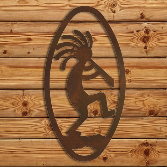 WA-72060 Koko Oval Vertical Wall Art