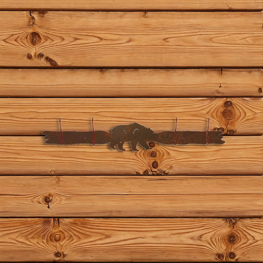 CH-5404 Brown Bear Four Hook