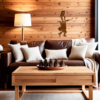 Pistol Cowgirl Wall Art - 30"